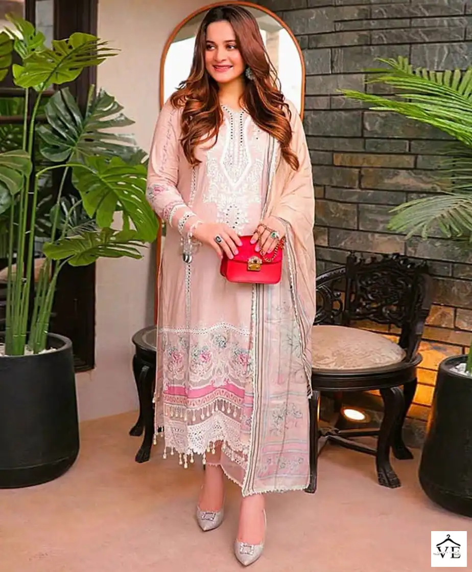 Anamsa 239 Pure Muslin Cotton Wholesale Pakistani Suit — Wholesale Salwar Suits, MPA wholesale from Surat — view 1