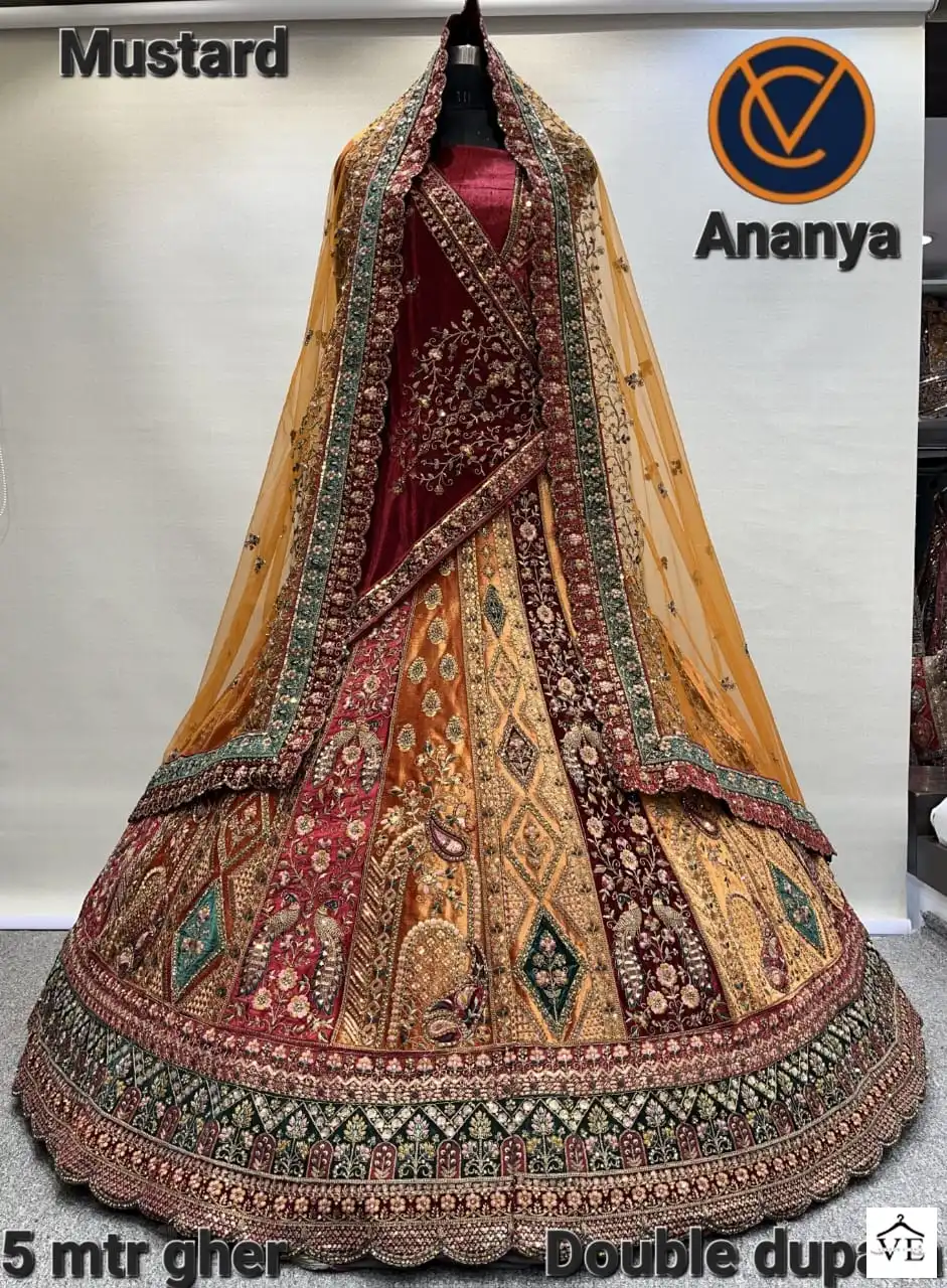 Vaishnavi Ananya Series Designer Wholesale Bridal Lehenga Catalog — Wholesale Lehenga, MPA wholesale from Surat - Gallery Image 2