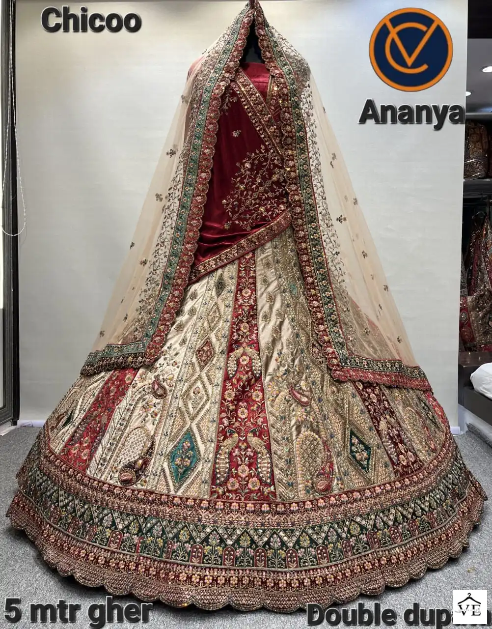 Vaishnavi Ananya Series Designer Wholesale Bridal Lehenga Catalog — Wholesale Lehenga, MPA wholesale from Surat — view 3