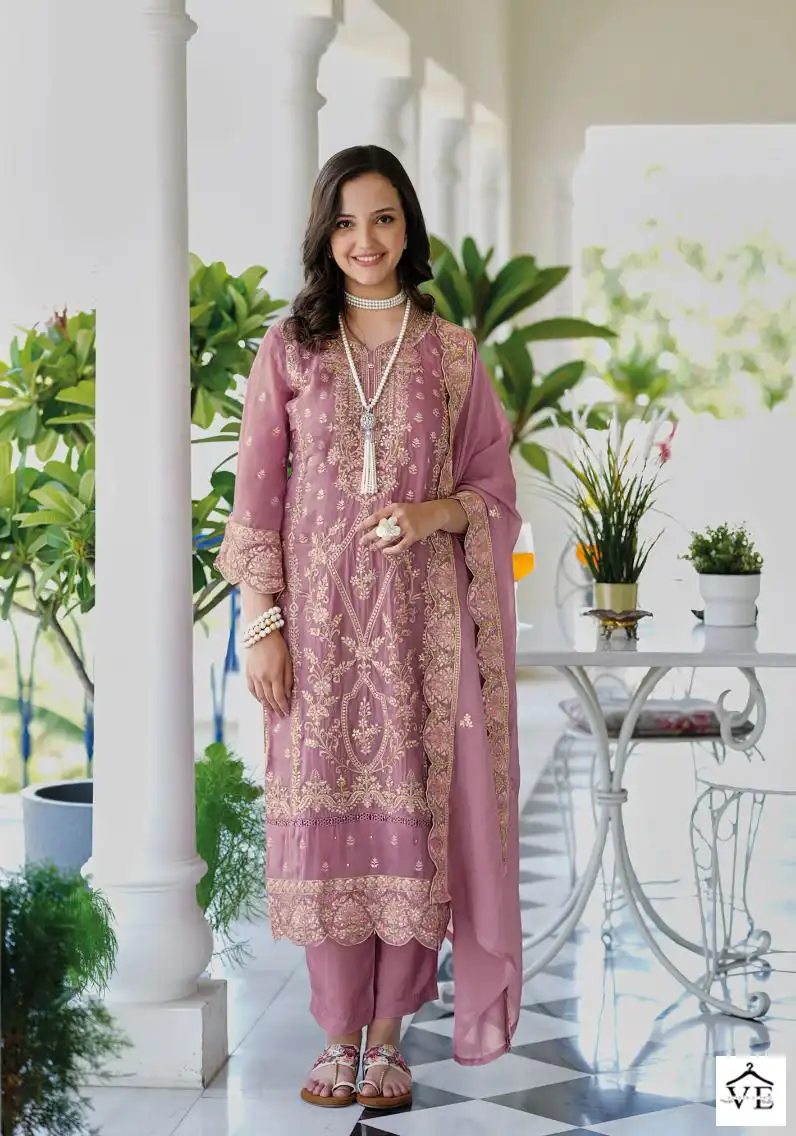 Zaveri Anaya Soft Organza Wholesale Designer Readymade Salwar Suit Catalog — Wholesale Salwar Suits, MPA wholesale from Surat - Gallery Image 5