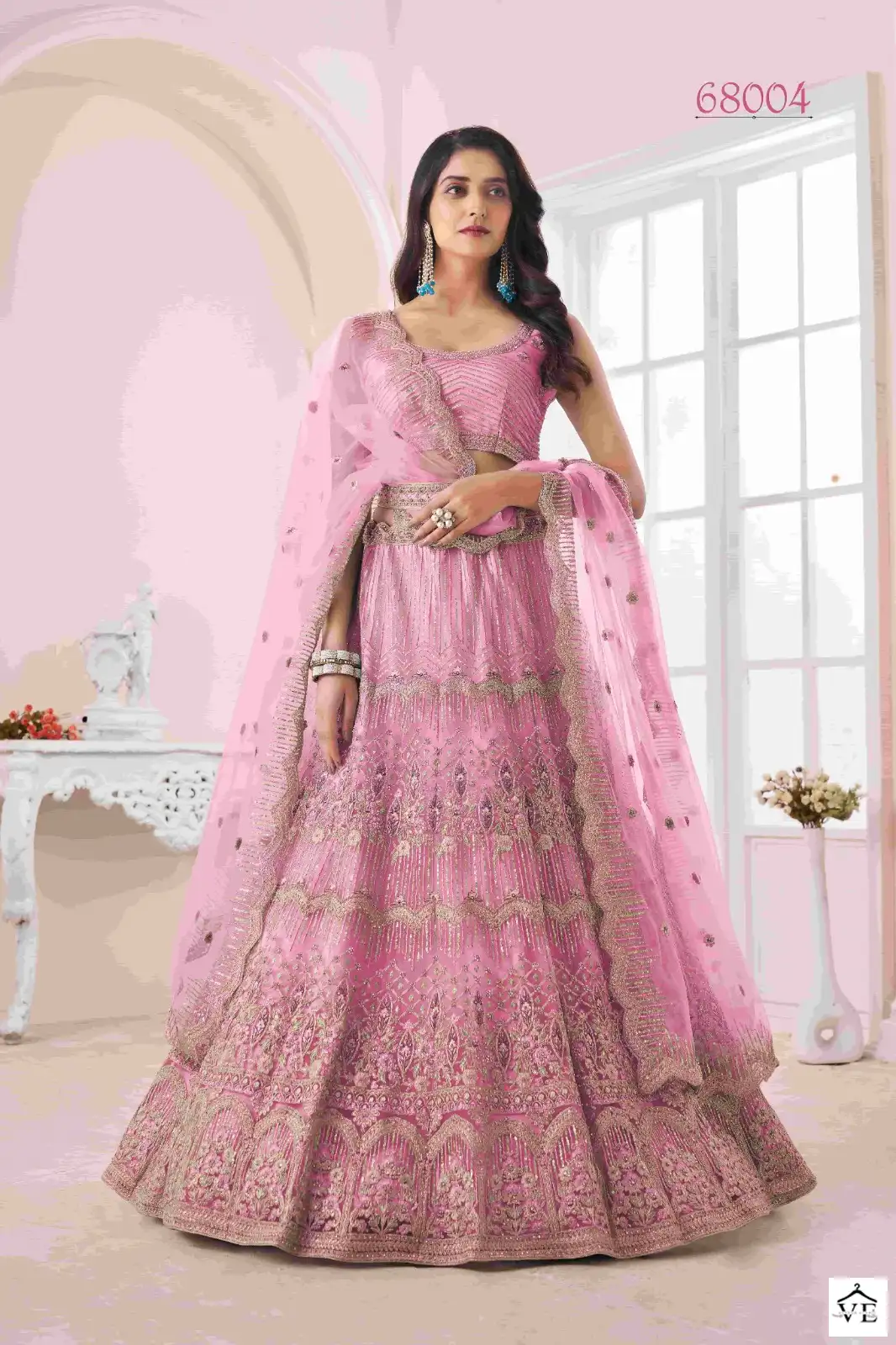 Arya Vol 49 Georgette Wholesale Bridal Lehenga Catalog — Wholesale Lehenga, MPA wholesale from Surat - Gallery Image 11