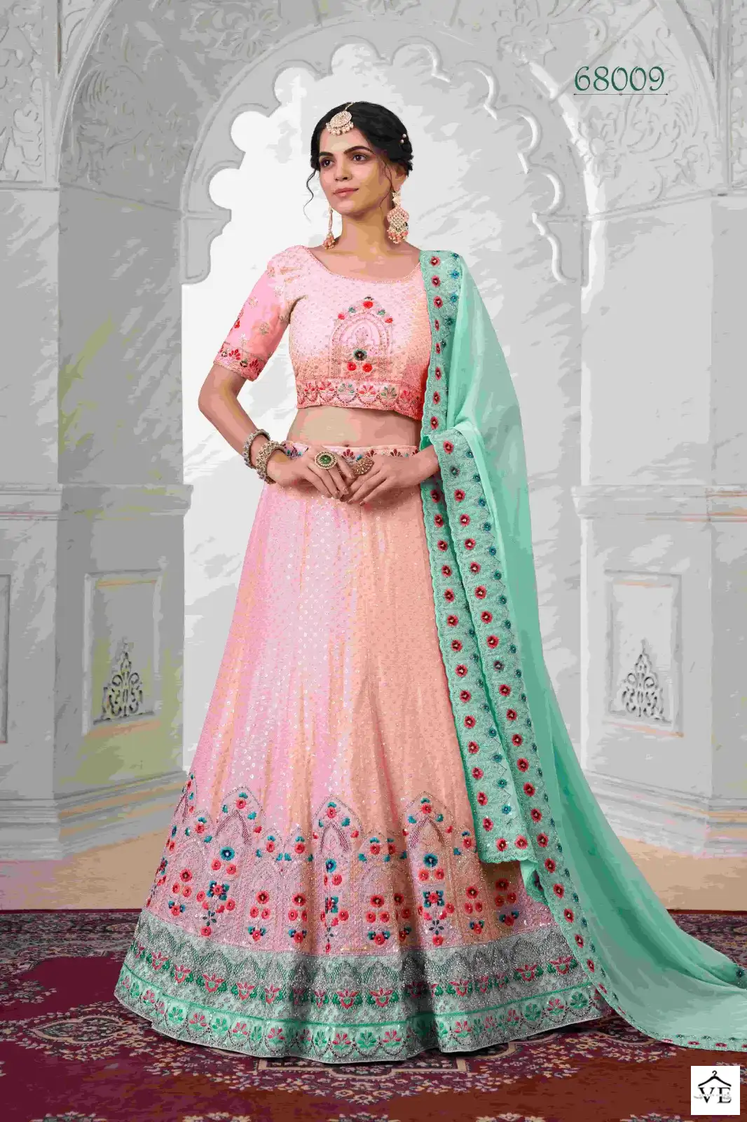 Arya Vol 49 Georgette Wholesale Bridal Lehenga Catalog — Wholesale Lehenga, MPA wholesale from Surat — view 13