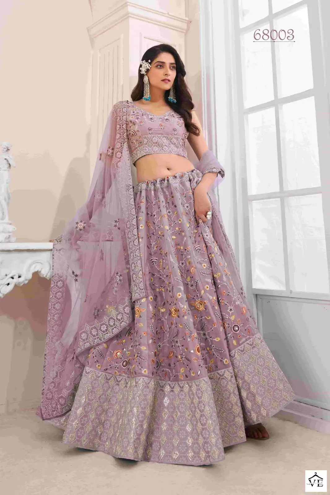 Arya Vol 49 Georgette Wholesale Bridal Lehenga Catalog — Wholesale Lehenga, MPA wholesale from Surat - Gallery Image 8