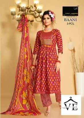 Manjeera Baani Magic Cotton Wholesale Readymade Salwar Suit Catalog — Wholesale Salwar Suits, MPA wholesale from Surat - Gallery Image 4