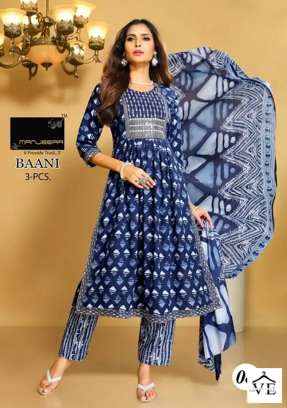 Manjeera Baani Magic Cotton Wholesale Readymade Salwar Suit Catalog — Wholesale Salwar Suits, MPA wholesale from Surat - Gallery Image 8