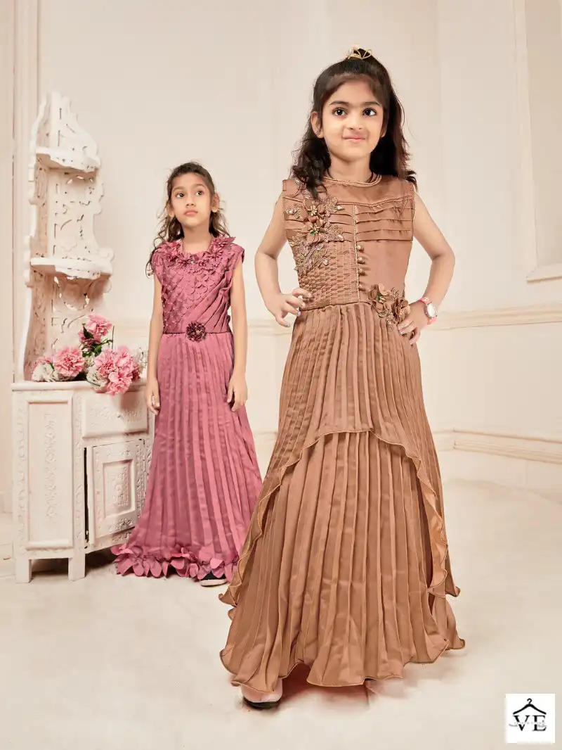Shreematee Baby Girl Vol 1 Fancy Wholesale The Premium Kids Anarkali Catalog — Singles, MPA wholesale from Surat - Gallery Image 2