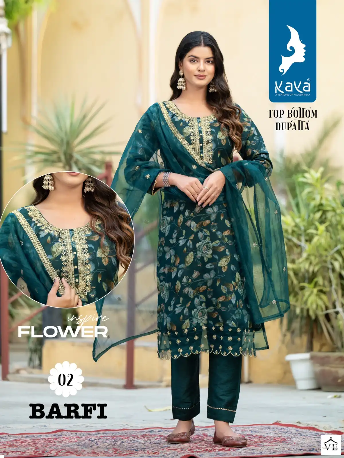 Kaya Barfi Chanderi Modal Wholesale Readymade Salwar Suit Catalog — Wholesale Salwar Suits, MPA wholesale from Surat - Gallery Image 8