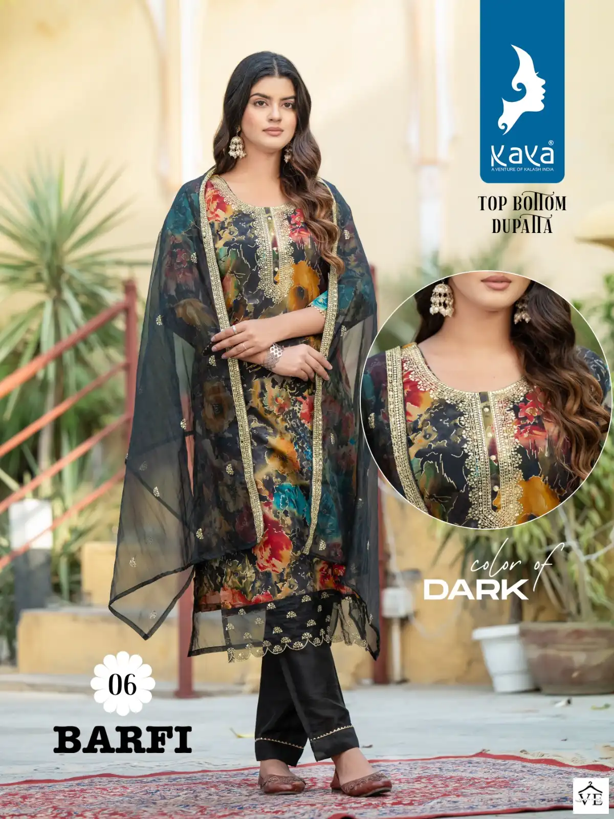 Kaya Barfi Chanderi Modal Wholesale Readymade Salwar Suit Catalog — Wholesale Salwar Suits, MPA wholesale from Surat - Gallery Image 4