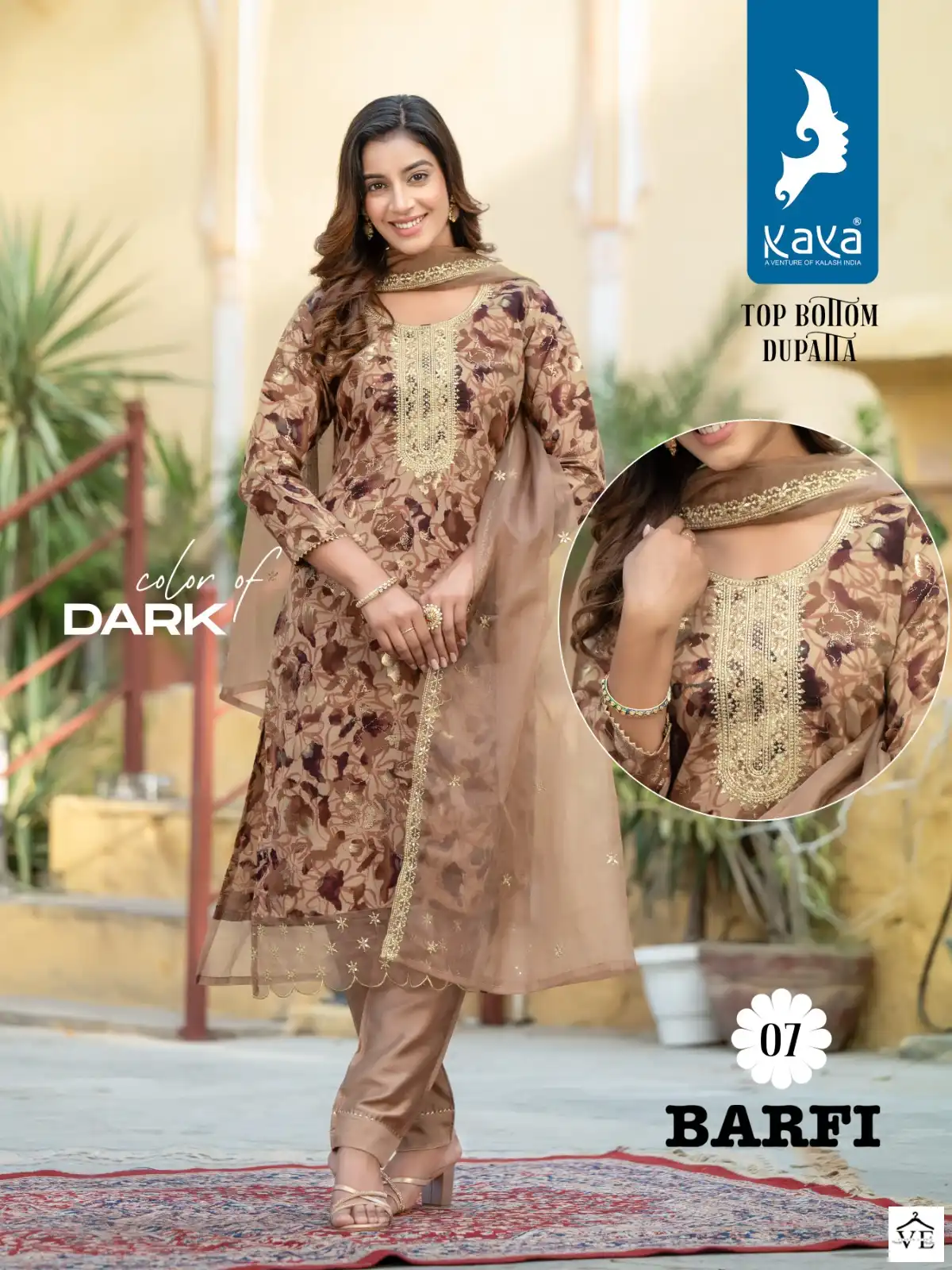 Kaya Barfi Chanderi Modal Wholesale Readymade Salwar Suit Catalog — Wholesale Salwar Suits, MPA wholesale from Surat - Gallery Image 5