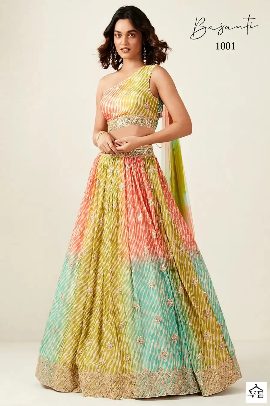 Stylishta Basanti Dola Silk Wholesale Readymade Lehenga Choli Catalog - Image 2