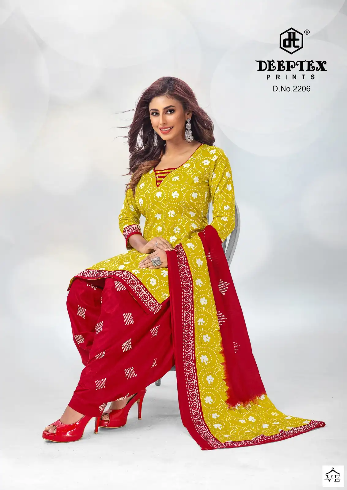 Deeptex Batik Plus Vol 22 Cotton Wholesale Salwar Suit Catalog — Wholesale Salwar Suits, Deeptex wholesale from Surat — view 9
