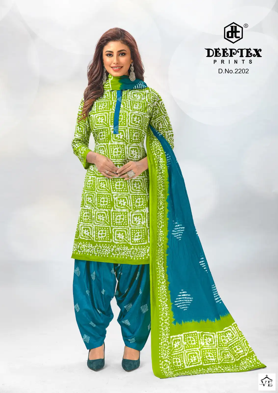 Deeptex Batik Plus Vol 22 Cotton Wholesale Salwar Suit Catalog — Wholesale Salwar Suits, Deeptex wholesale from Surat — view 3