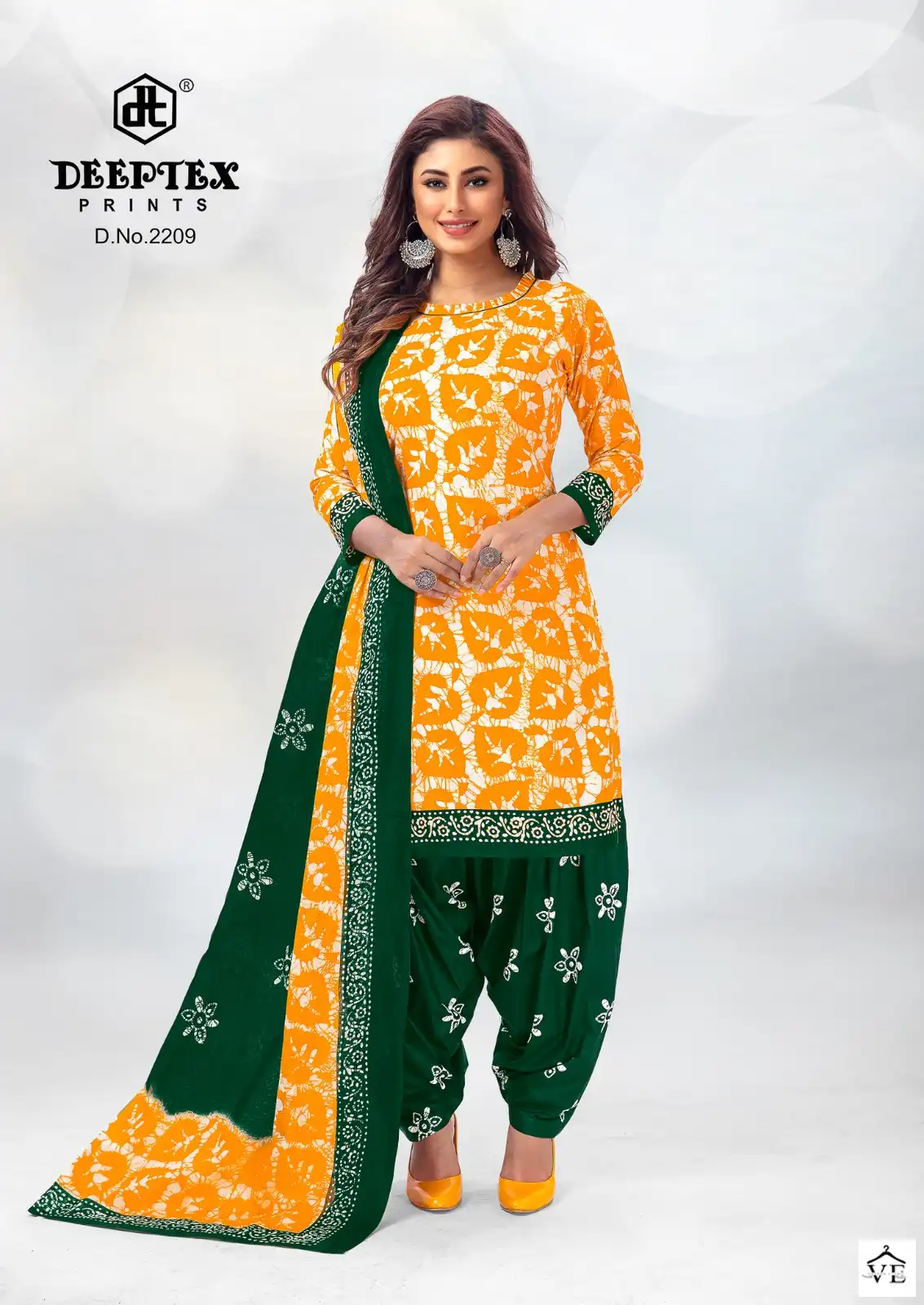 Deeptex Batik Plus Vol 22 Cotton Wholesale Salwar Suit Catalog — Wholesale Salwar Suits, Deeptex wholesale from Surat — view 5