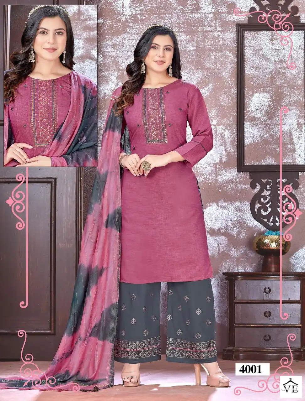 Beauty Queen Rozy 2 14 Kg Liquid Rayon Wholesale Readymade Salwar Suit Catalog — Wholesale Salwar Suits, MPA wholesale from Surat - Gallery Image 2