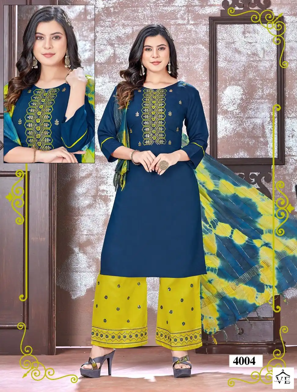 Beauty Queen Rozy 2 14 Kg Liquid Rayon Wholesale Readymade Salwar Suit Catalog — Wholesale Salwar Suits, MPA wholesale from Surat - Gallery Image 4