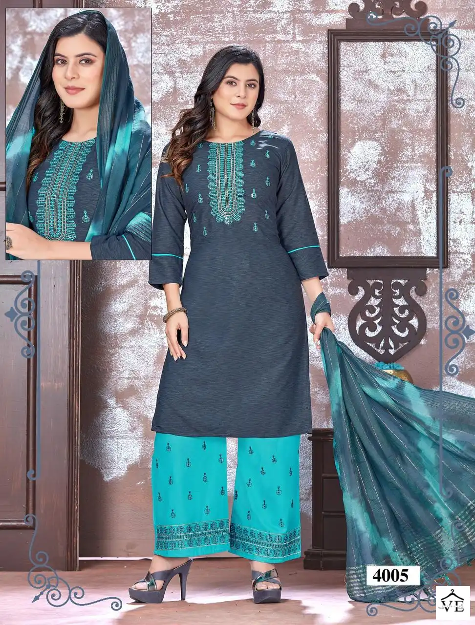 Beauty Queen Rozy 2 14 Kg Liquid Rayon Wholesale Readymade Salwar Suit Catalog — Wholesale Salwar Suits, MPA wholesale from Surat - Gallery Image 5