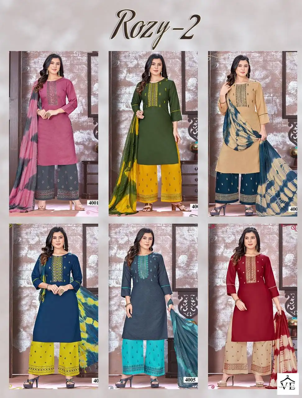 Beauty Queen Rozy 2 14 Kg Liquid Rayon Wholesale Readymade Salwar Suit Catalog — Wholesale Salwar Suits, MPA wholesale from Surat — view 7