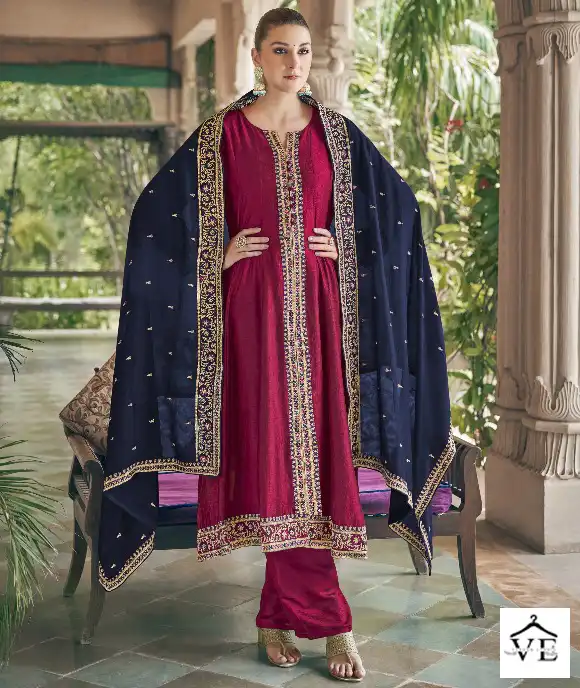 Aroma Berry Berry Real Premium Silk Wholesale Designer Readymade Suits Catalog — Wholesale Salwar Suits, MPA wholesale from Surat — view 1