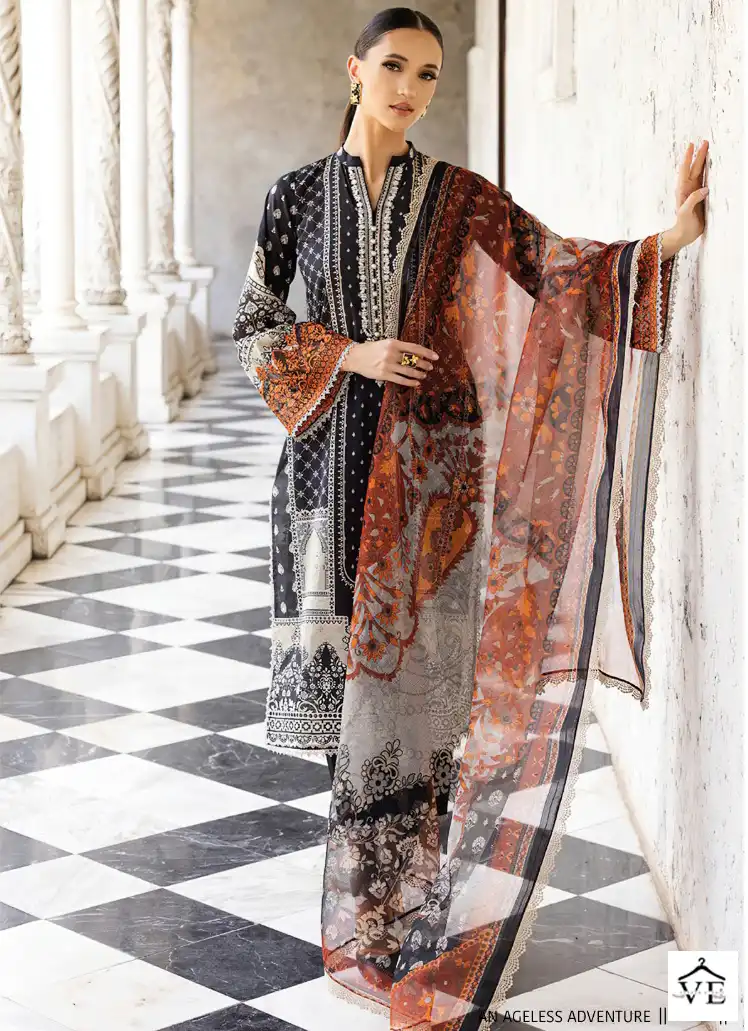 Sharaddha Bliss Vol 1-1003 Lawn Cotton Wholesale Pakistani Suit — Wholesale Salwar Suits, MPA wholesale from Surat — view 1