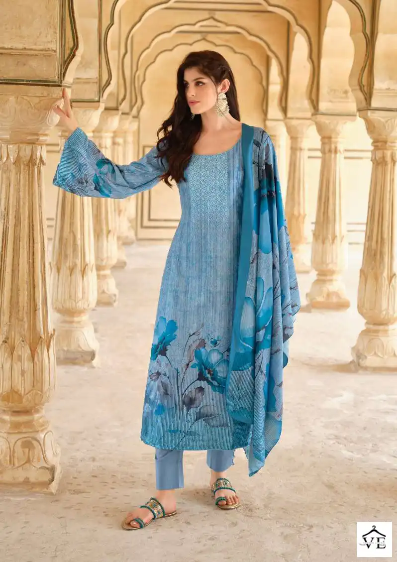 Fida Bloom Pashmina Wholesale Winter Wear Salwar Suit Catalog — Wholesale Salwar Suits, MPA wholesale from Surat - Gallery Image 2