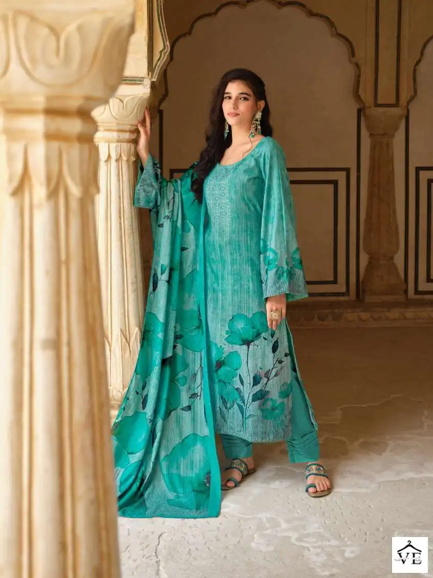 Fida Bloom Pashmina Wholesale Winter Wear Salwar Suit Catalog — Wholesale Salwar Suits, MPA wholesale from Surat - Gallery Image 3