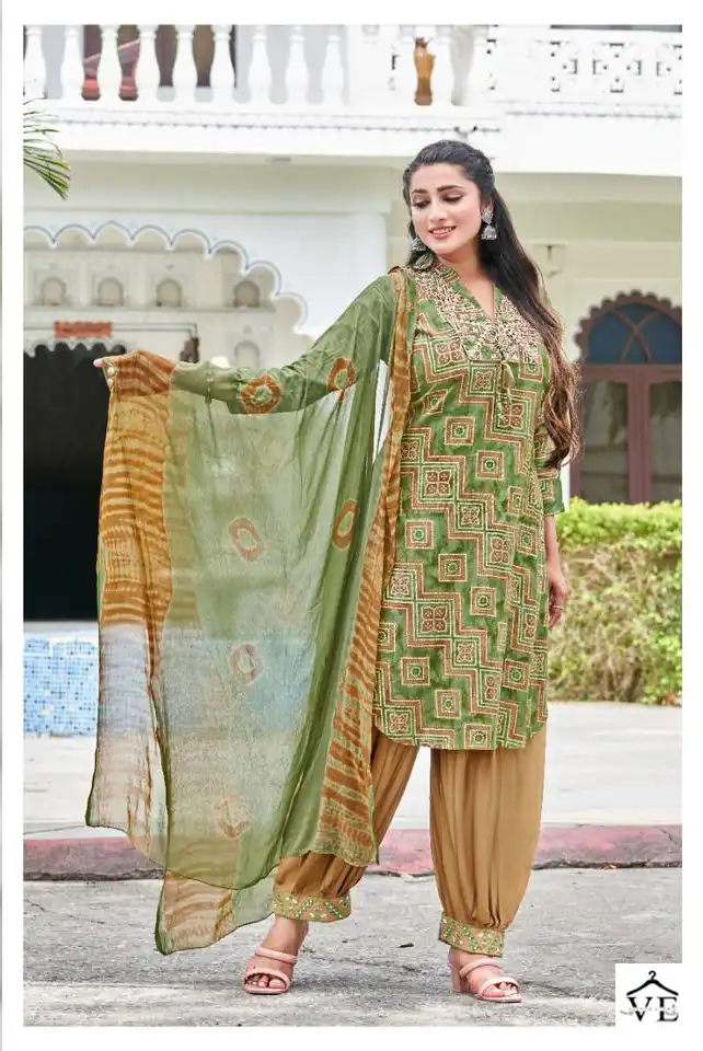 Master Blossom Rayon Wholesale Readymade Salwar Suit Catalog — Wholesale Salwar Suits, MPA wholesale from Surat - Gallery Image 2