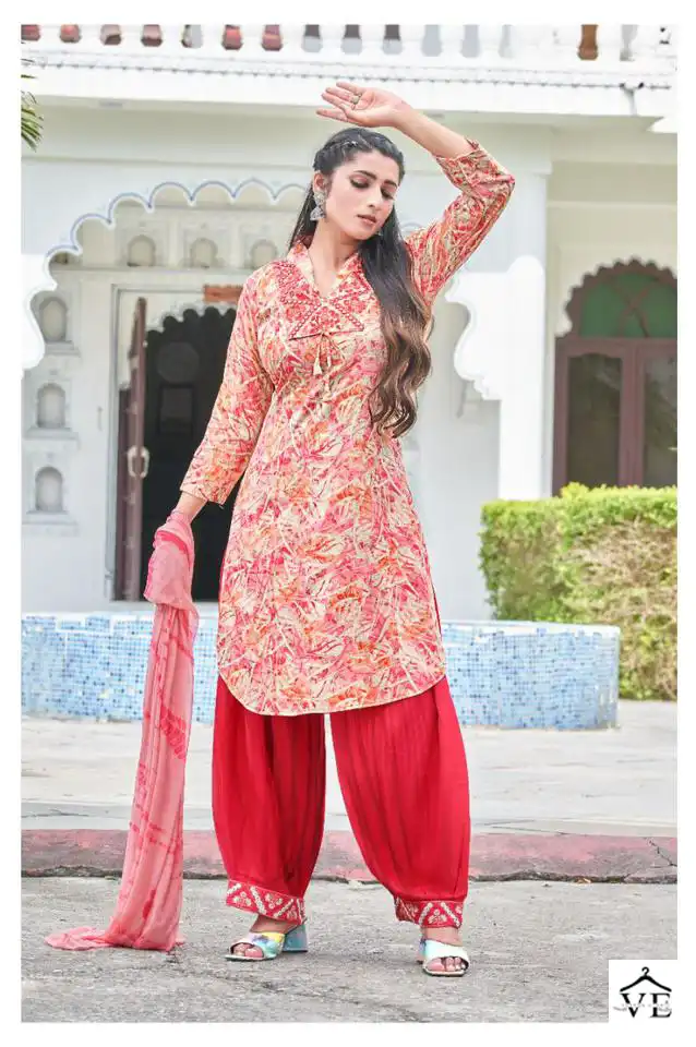 Master Blossom Rayon Wholesale Readymade Salwar Suit Catalog — Wholesale Salwar Suits, MPA wholesale from Surat - Gallery Image 4