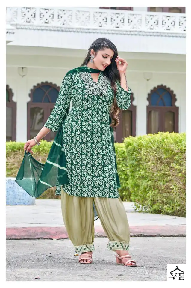 Master Blossom Rayon Wholesale Readymade Salwar Suit Catalog — Wholesale Salwar Suits, MPA wholesale from Surat - Gallery Image 8