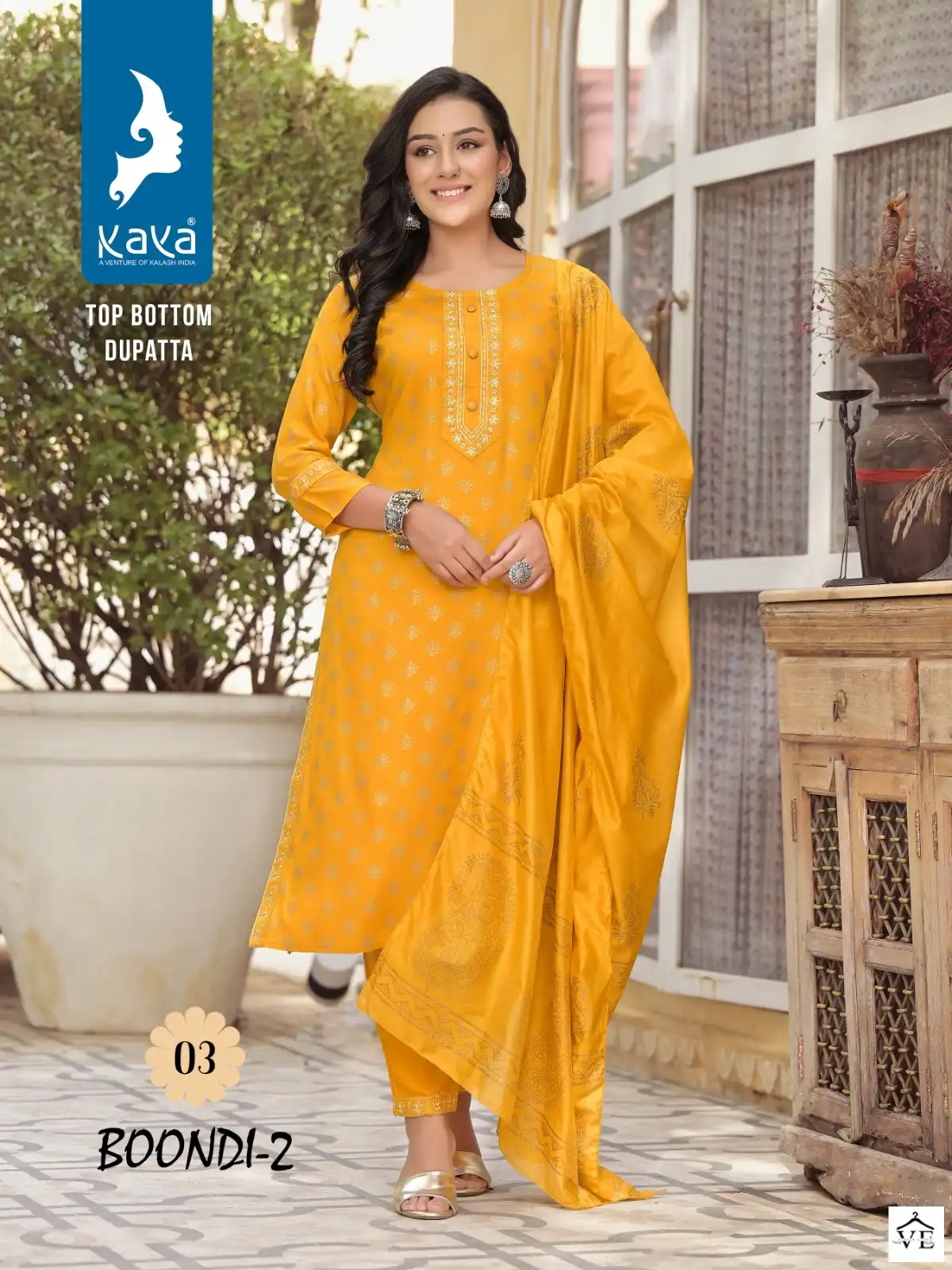 Kaya Boondi 2 Rayon Print Wholesale Readymade Salwar Suit Catalog — Wholesale Salwar Suits, MPA wholesale from Surat — view 4