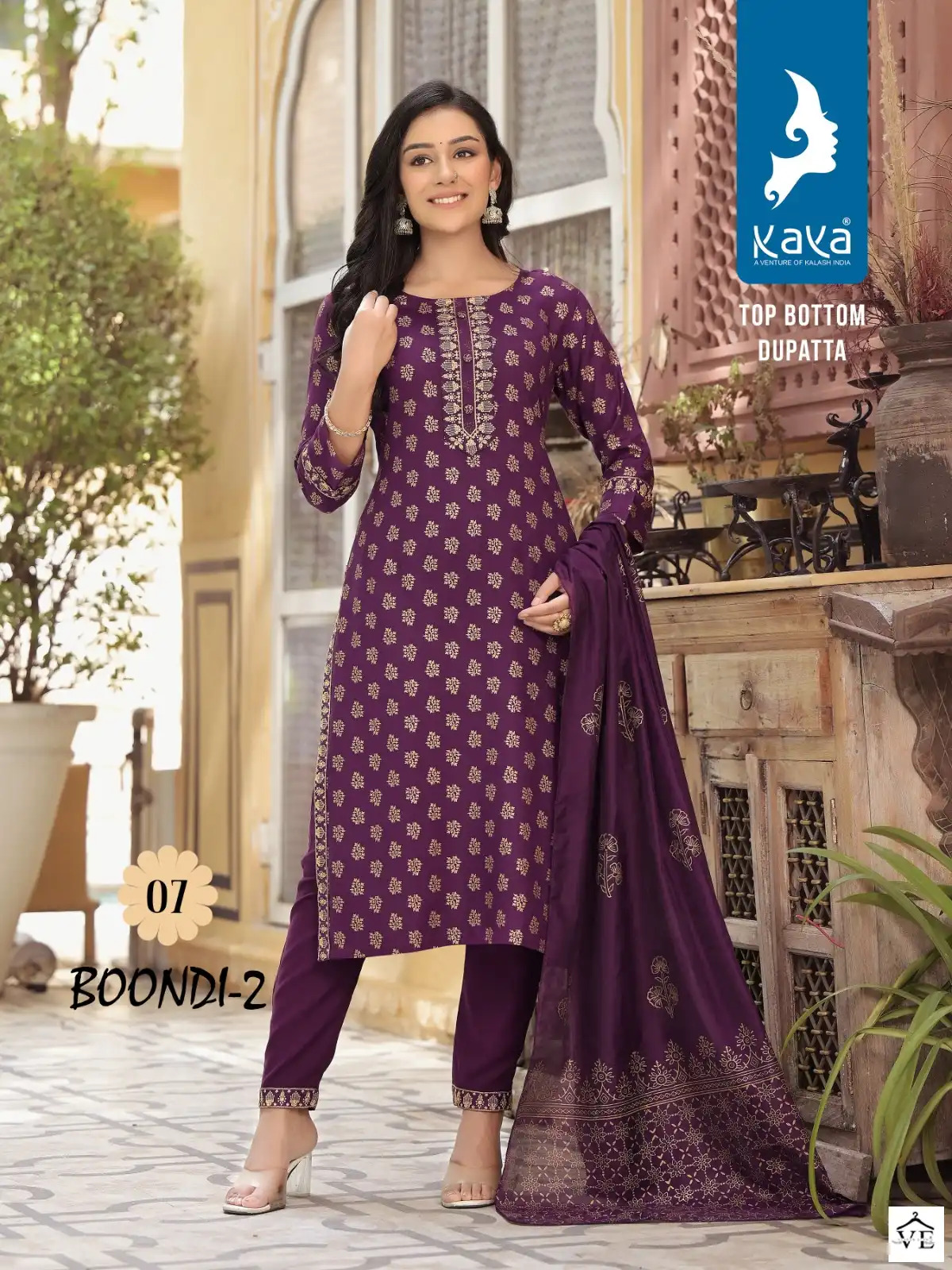 Kaya Boondi 2 Rayon Print Wholesale Readymade Salwar Suit Catalog — Wholesale Salwar Suits, MPA wholesale from Surat — view 7