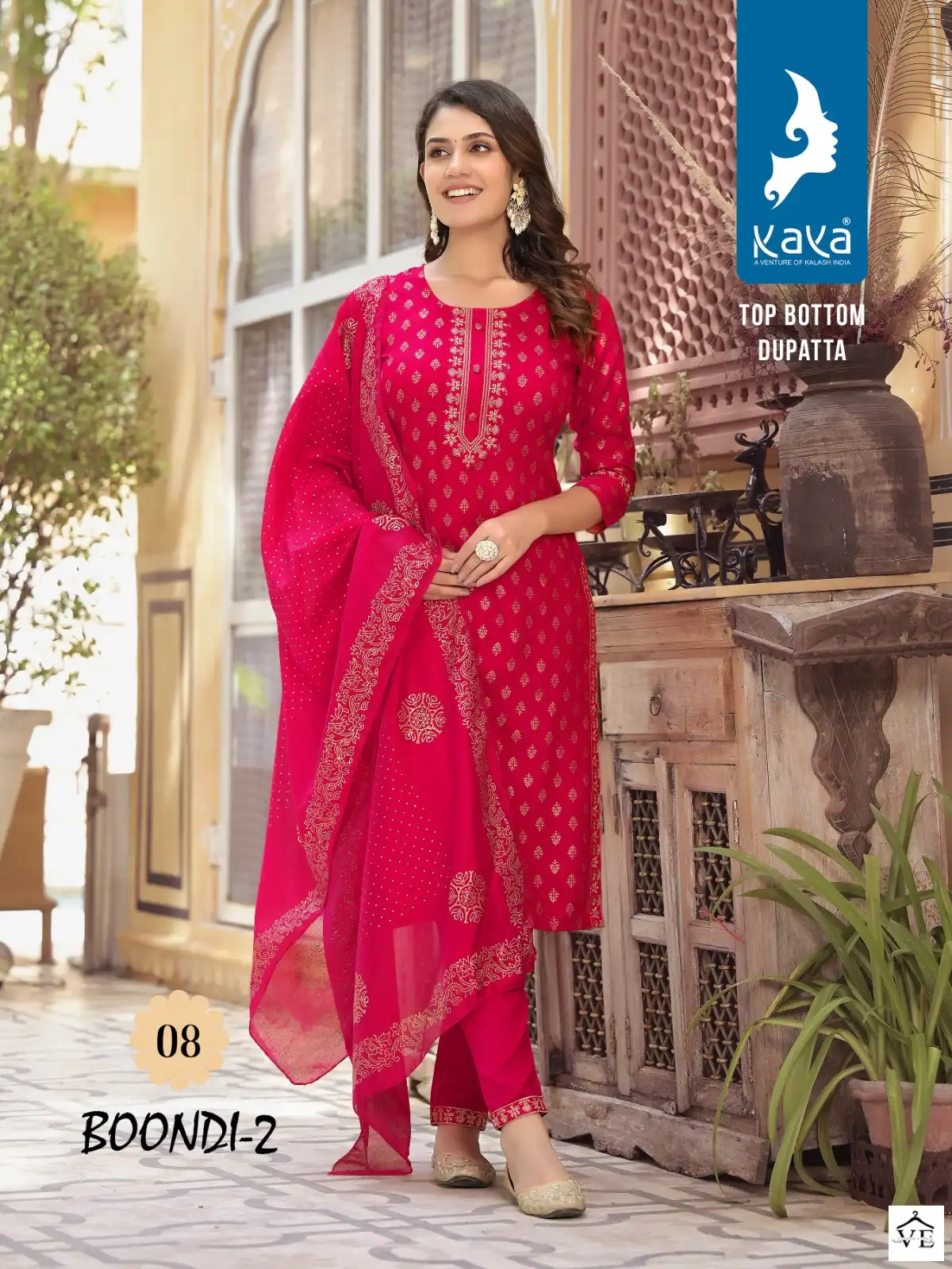 Kaya Boondi 2 Rayon Print Wholesale Readymade Salwar Suit Catalog — Wholesale Salwar Suits, MPA wholesale from Surat — view 8