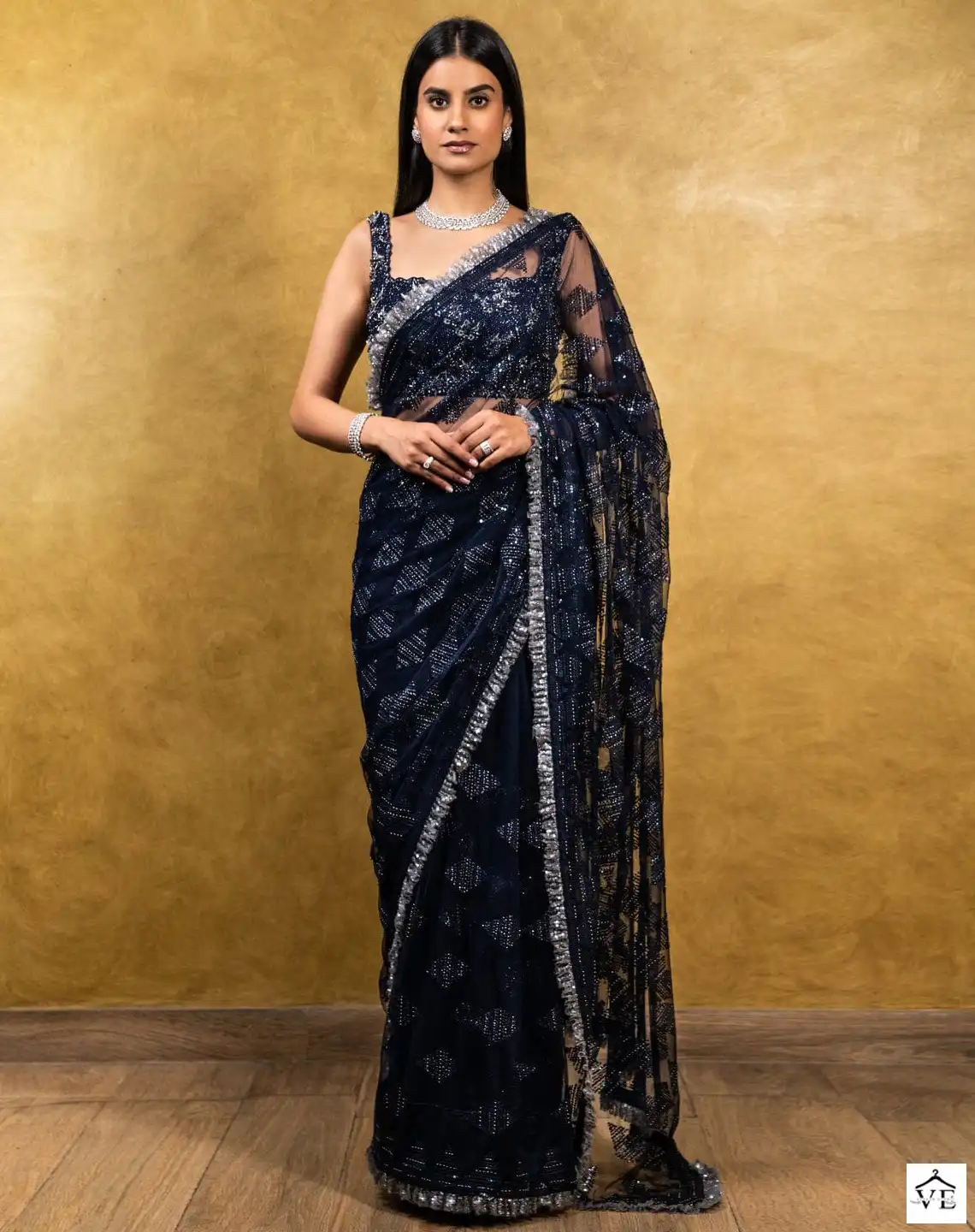 Vardan Ethnic BT-1198 Heavy Butterfly Net Wholesale Designer Saree — Wholesale Sarees, MPA wholesale from Surat — view 1