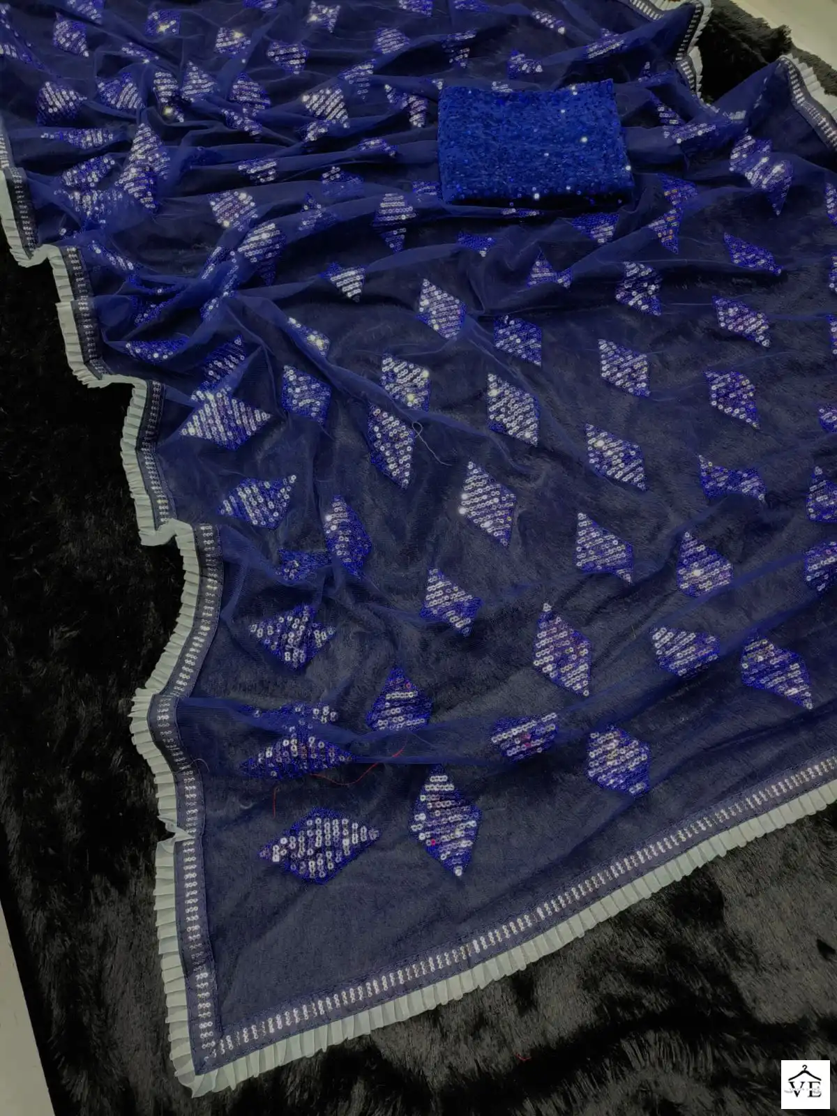 Vardan Ethnic BT-1198 Heavy Butterfly Net Wholesale Designer Saree — Wholesale Sarees, MPA wholesale from Surat — view 7