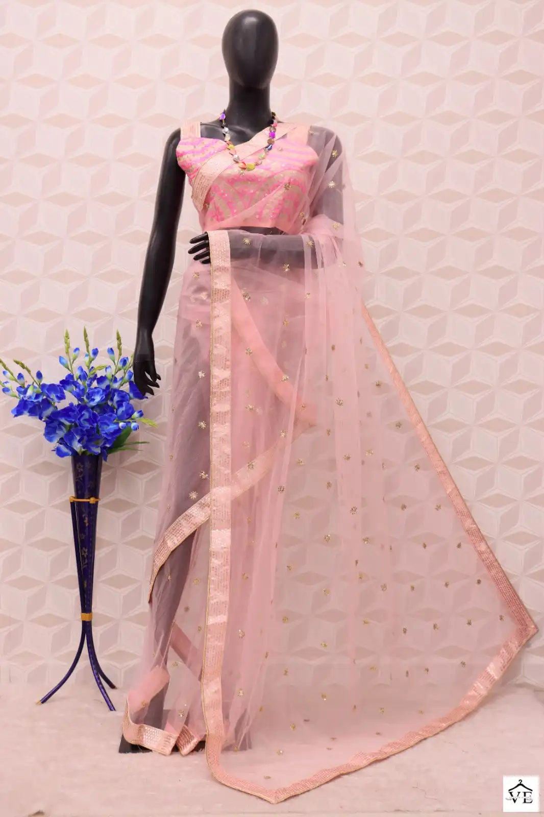 Vardan Ethnic Bt 286 Heavy Nylone Butterfly Net Wholesale Fancy Sarees Catalog — Wholesale Sarees, MPA wholesale from Surat - Gallery Image 2