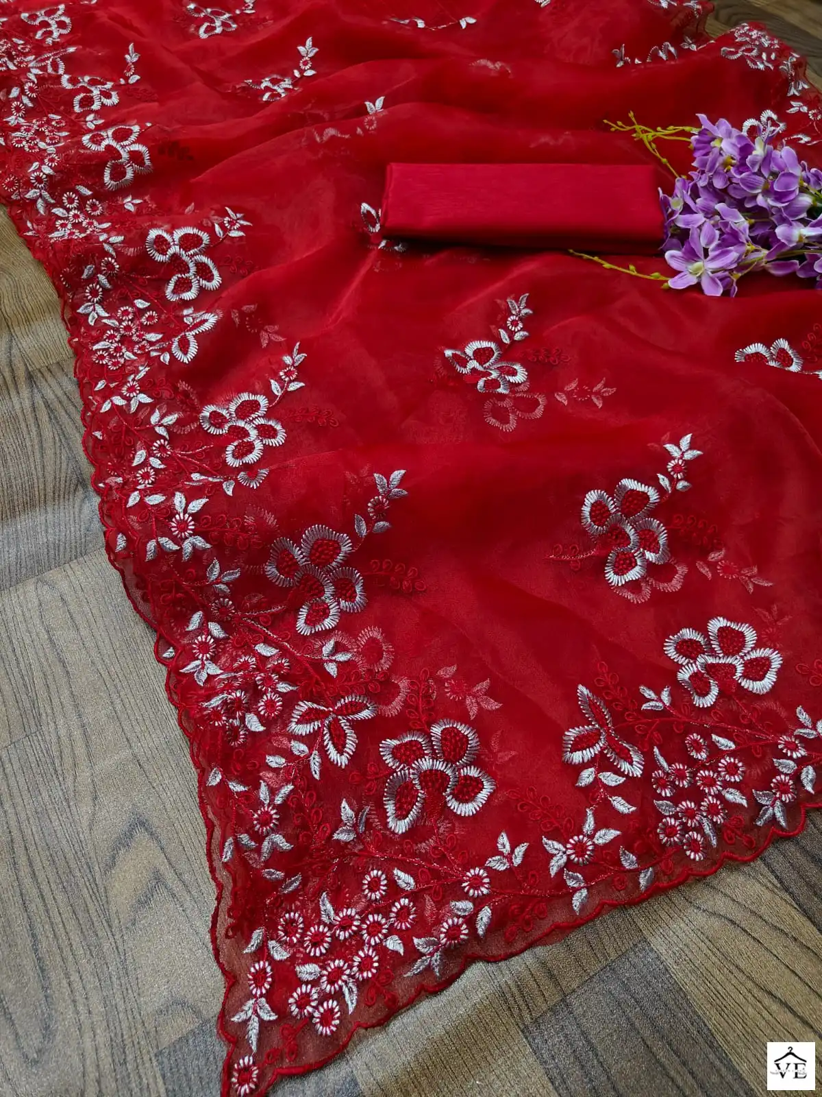 VE BT-3065 Soft Organza Wholesale Fancy Saree — Wholesale Sarees, MPA wholesale from Surat — view 5
