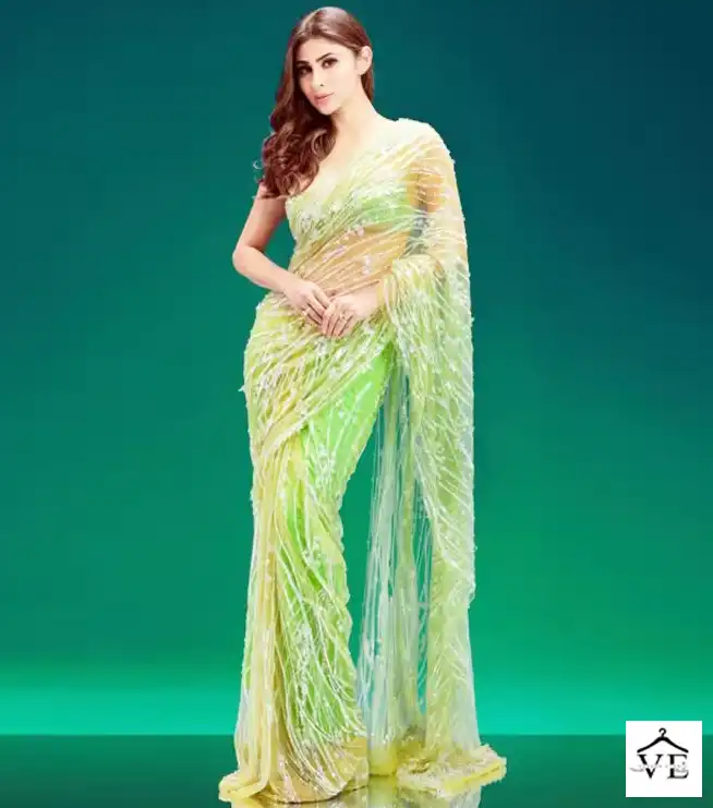 VE BT-345 Heavy Nylon Butterfly Net Wholesale Fancy Saree — Wholesale Sarees, MPA wholesale from Surat — view 1