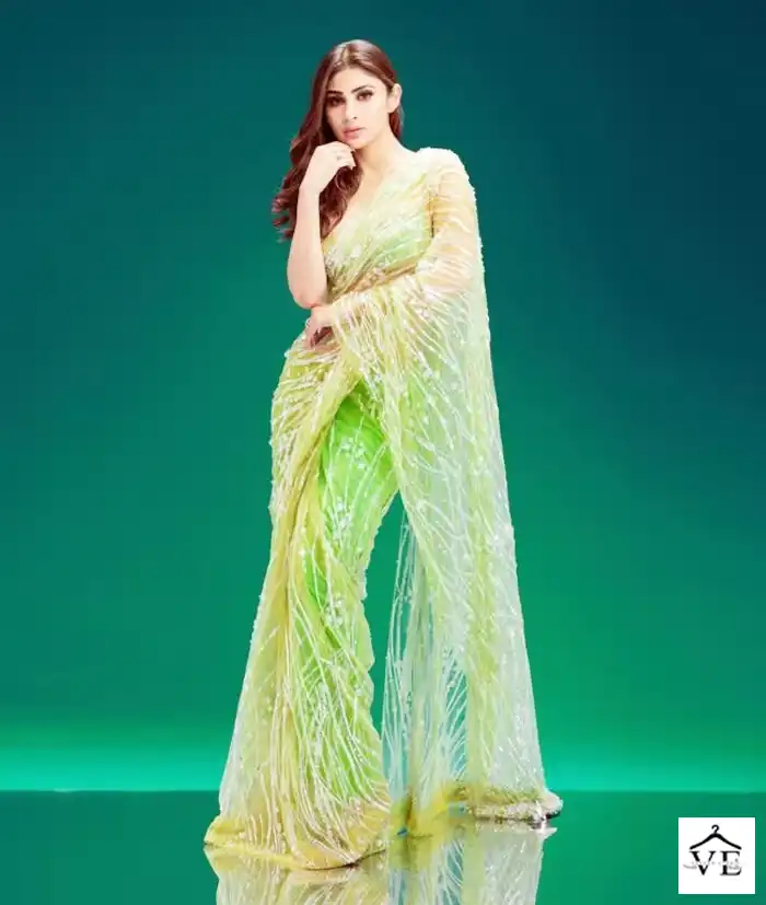 VE BT-345 Heavy Nylon Butterfly Net Wholesale Fancy Saree — Wholesale Sarees, MPA wholesale from Surat - Gallery Image 2
