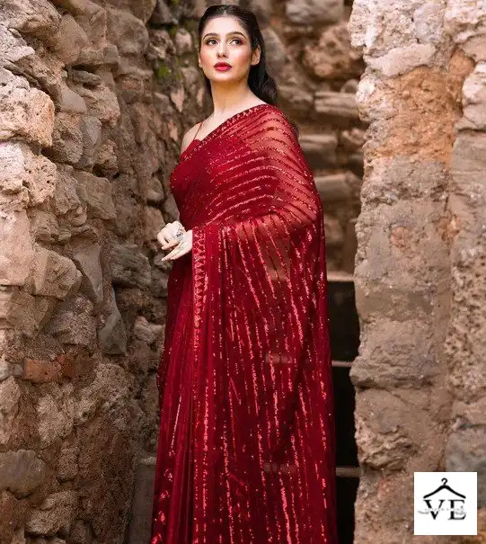 VE BT-374 Georgette Wholesale Designer Saree — Wholesale Sarees, MPA wholesale from Surat — view 1