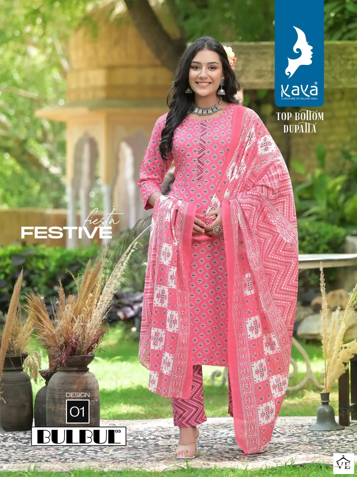 Kaya Bulbul 3 Rayon Prints Wholesale Readymade Salwar Suit Catalog — Wholesale Salwar Suits, MPA wholesale from Surat - Gallery Image 3