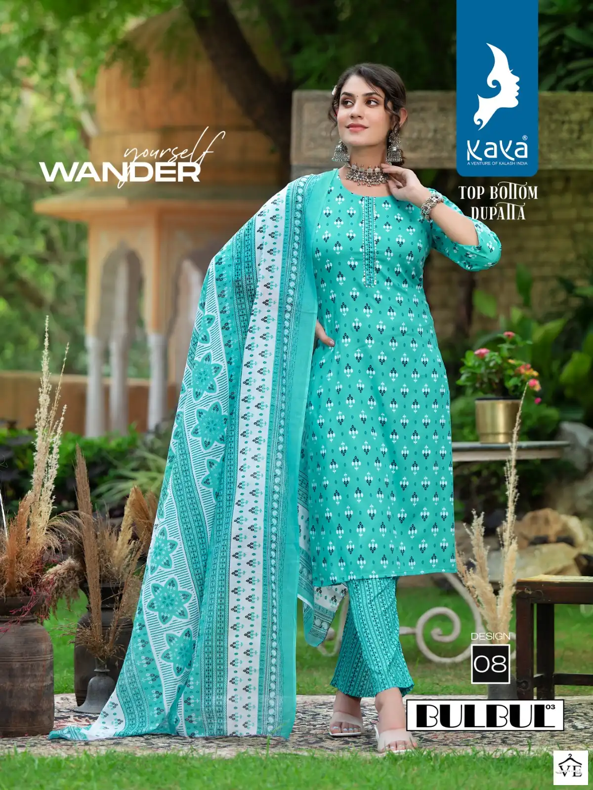 Kaya Bulbul 3 Rayon Prints Wholesale Readymade Salwar Suit Catalog — Wholesale Salwar Suits, MPA wholesale from Surat - Gallery Image 8