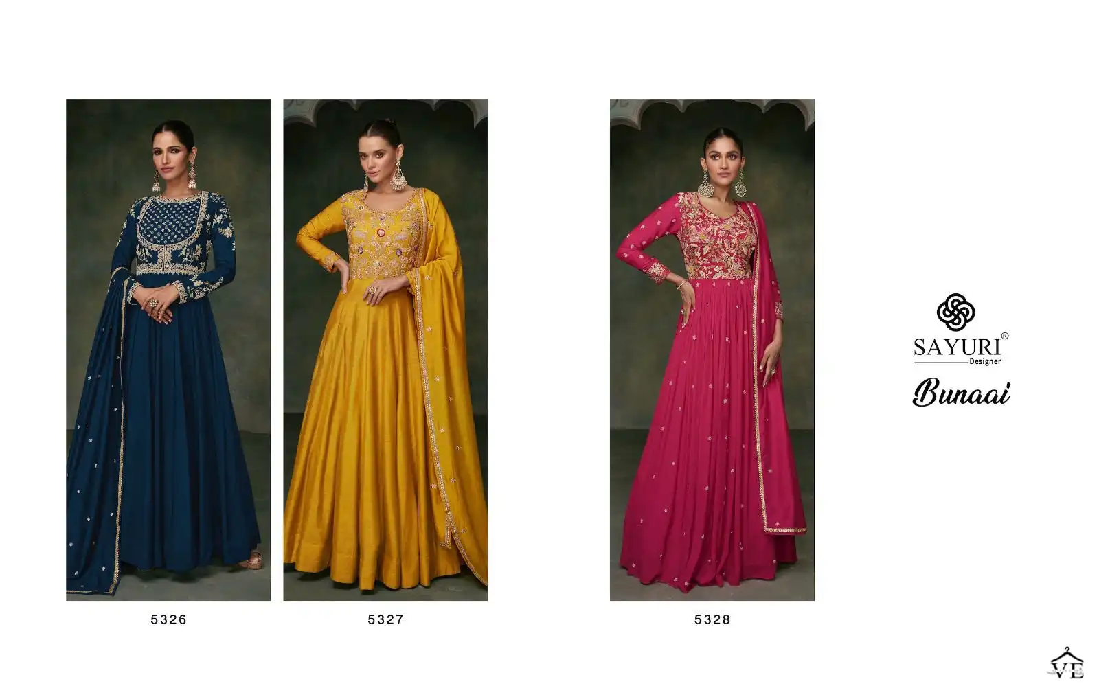 Sayuri Bunaai Premium Silk Wholesale Designer Salwar Suits Catalog - Image 4