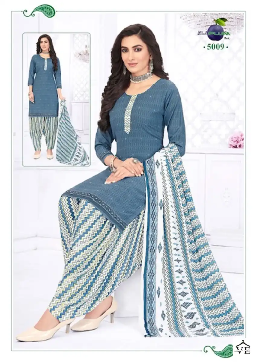 Black Plum Iconic Vol 5 Cotton Wholesale Salwar Suit Catalog — Wholesale Salwar Suits, MPA wholesale from Surat — view 9