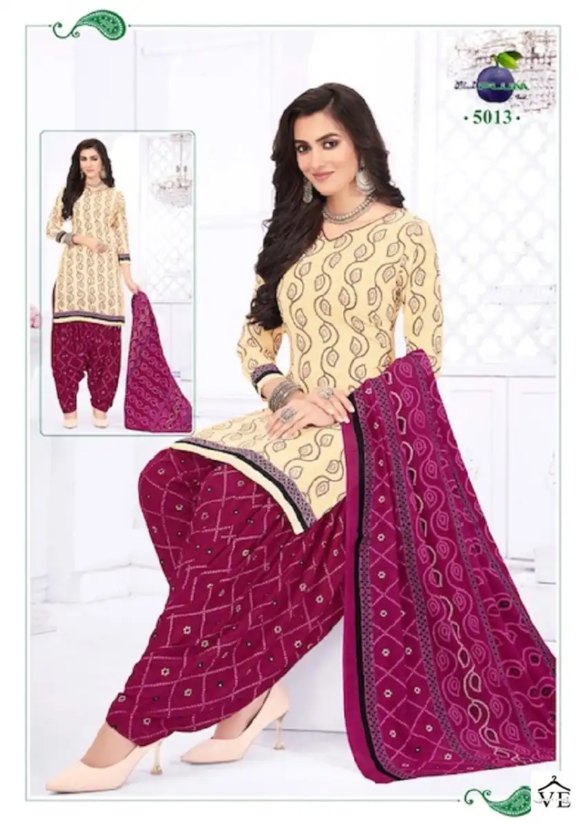 Black Plum Iconic Vol 5 Cotton Wholesale Salwar Suit Catalog — Wholesale Salwar Suits, MPA wholesale from Surat — view 13