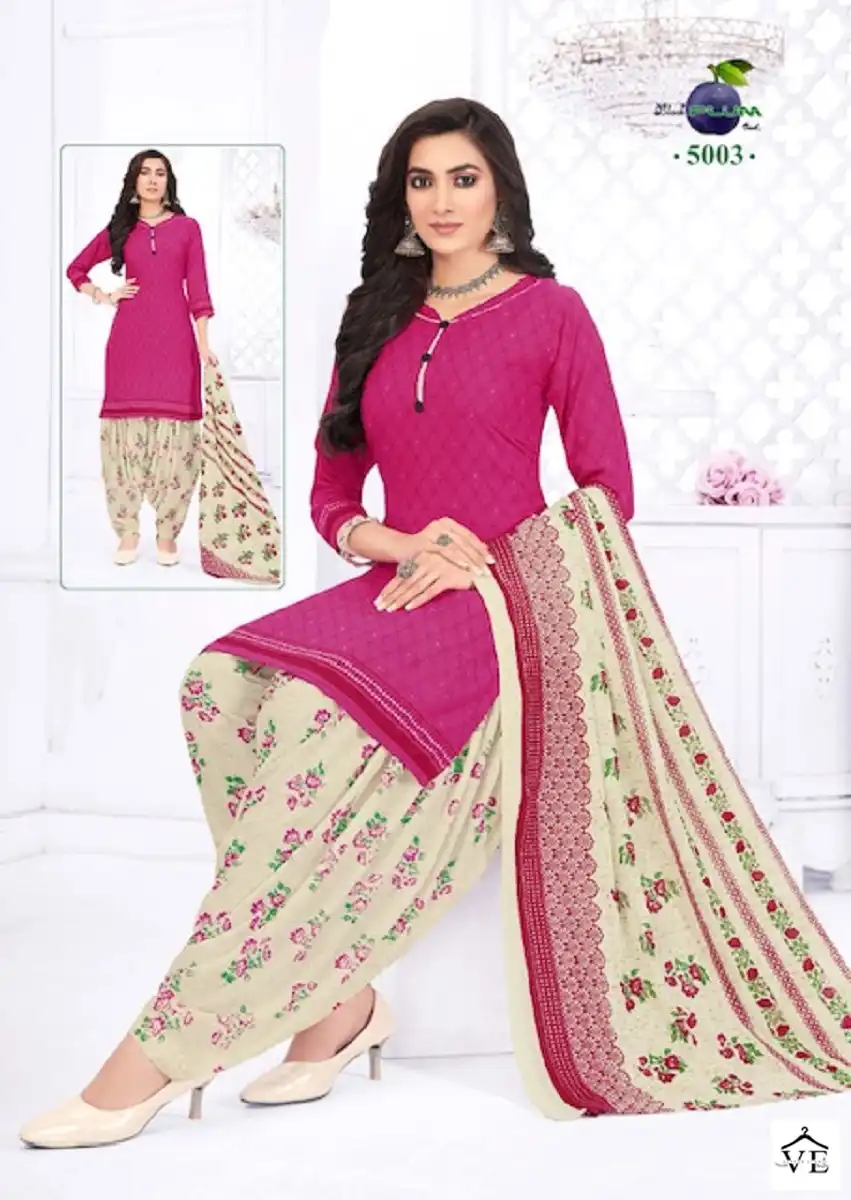 Black Plum Iconic Vol 5 Cotton Wholesale Salwar Suit Catalog — Wholesale Salwar Suits, MPA wholesale from Surat — view 3