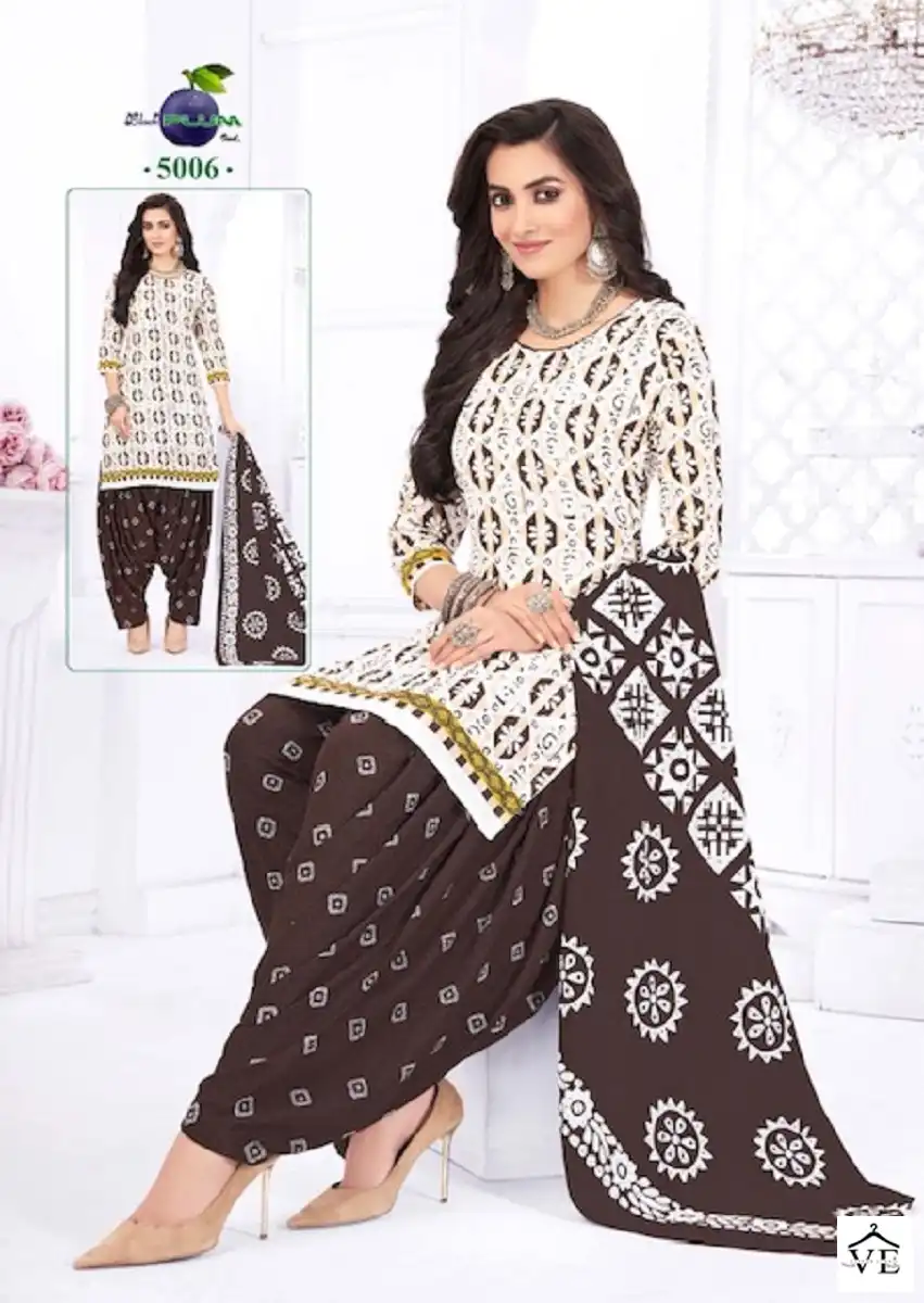 Black Plum Iconic Vol 5 Cotton Wholesale Salwar Suit Catalog — Wholesale Salwar Suits, MPA wholesale from Surat — view 6