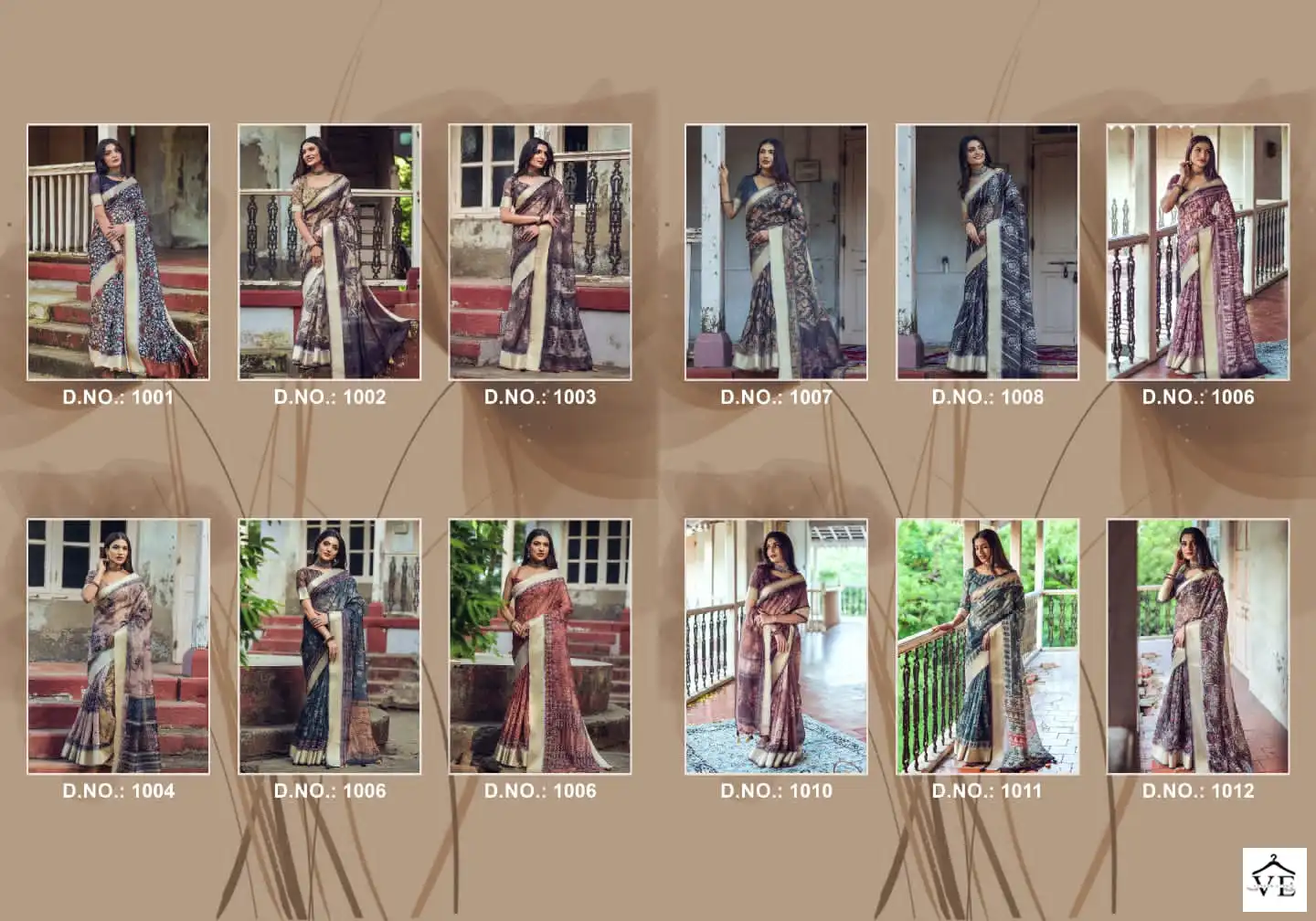 Kira Blossom Linen Wholesale Fancy Sarees Catalog — Wholesale Sarees, MPA wholesale from Surat — view 12