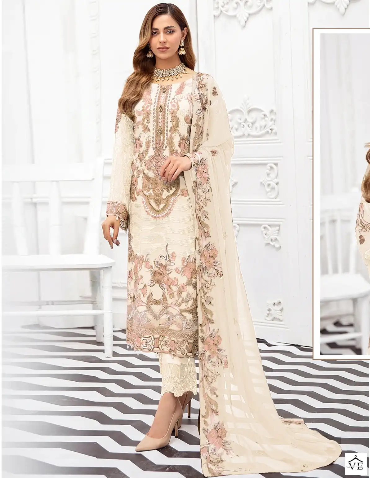 Fepic C 1264 Georgette Wholesale Designer Pakistani Salwar Suit Catalog — Wholesale Salwar Suits, MPA wholesale from Surat — view 1