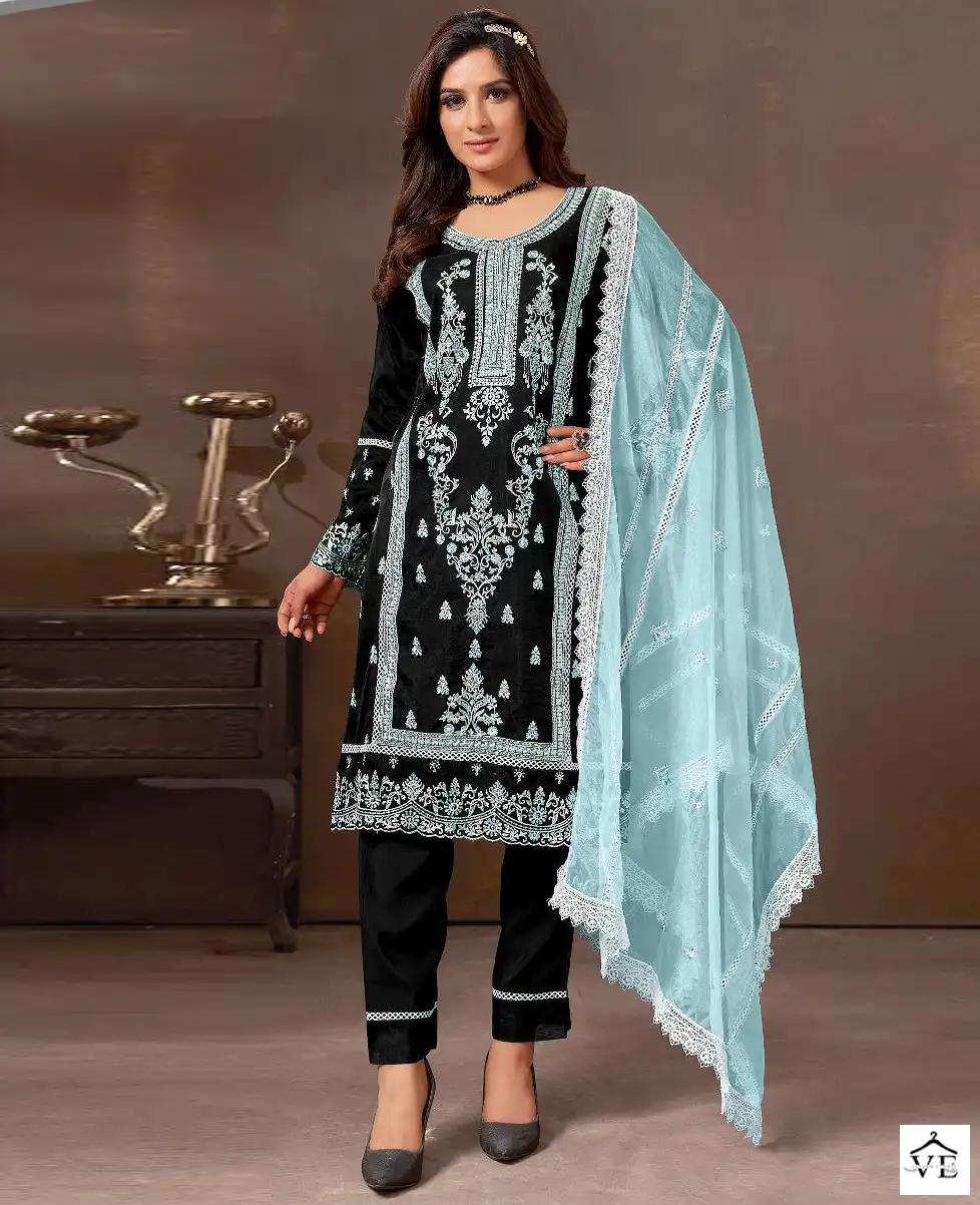 Fepic C 1617 Organza Wholesale Designer Pakistani Salwar Suit Catalog — Wholesale Salwar Suits, MPA wholesale from Surat — view 1