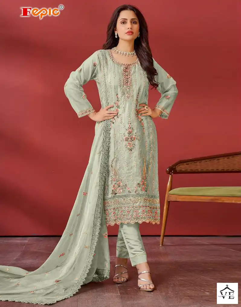 Fepic C 1624 Georgette Wholesale Designer Pakistani Salwar Suit Catalog — Wholesale Salwar Suits, MPA wholesale from Surat — view 1