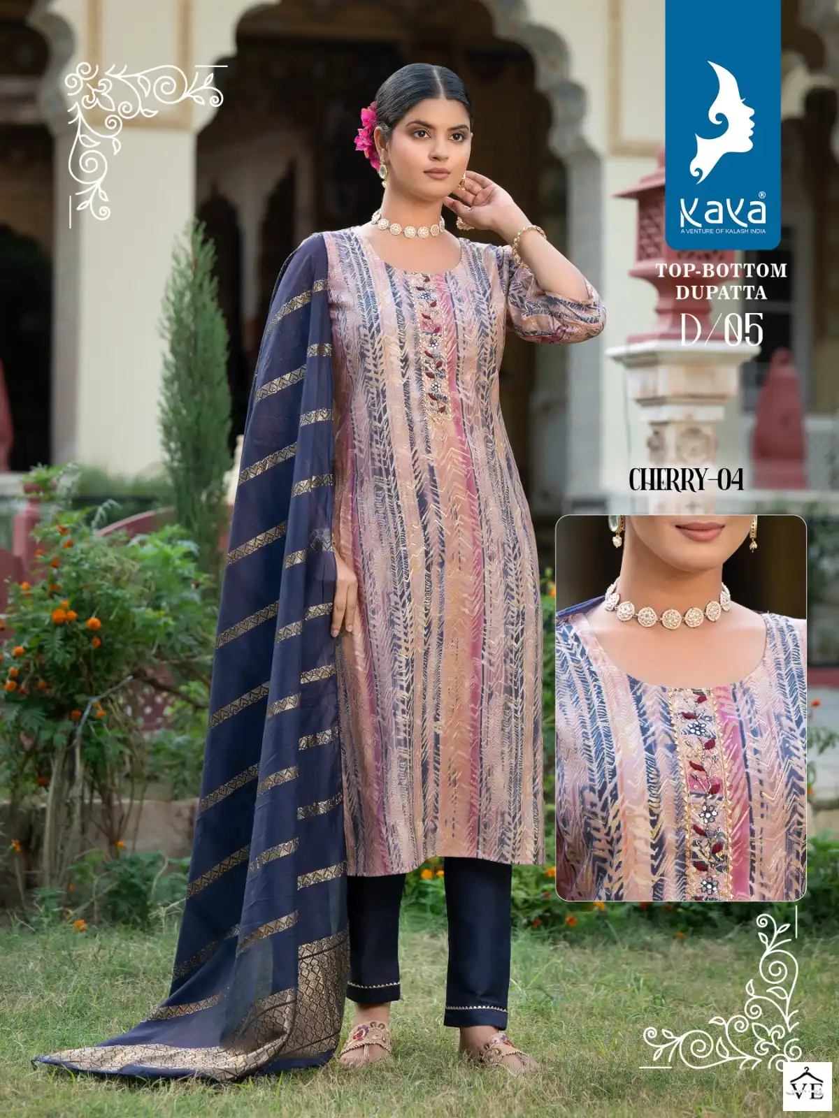 Kaya Cherry 4 Modal Prints Wholesale Readymade Salwar Suit Catalog — Wholesale Salwar Suits, MPA wholesale from Surat - Gallery Image 5